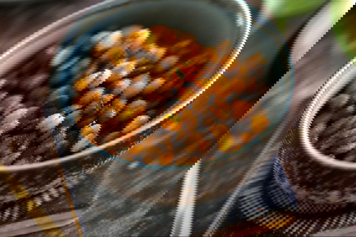 Kichererbsen rösten Pfanne & Zubereitung REISHUNGER