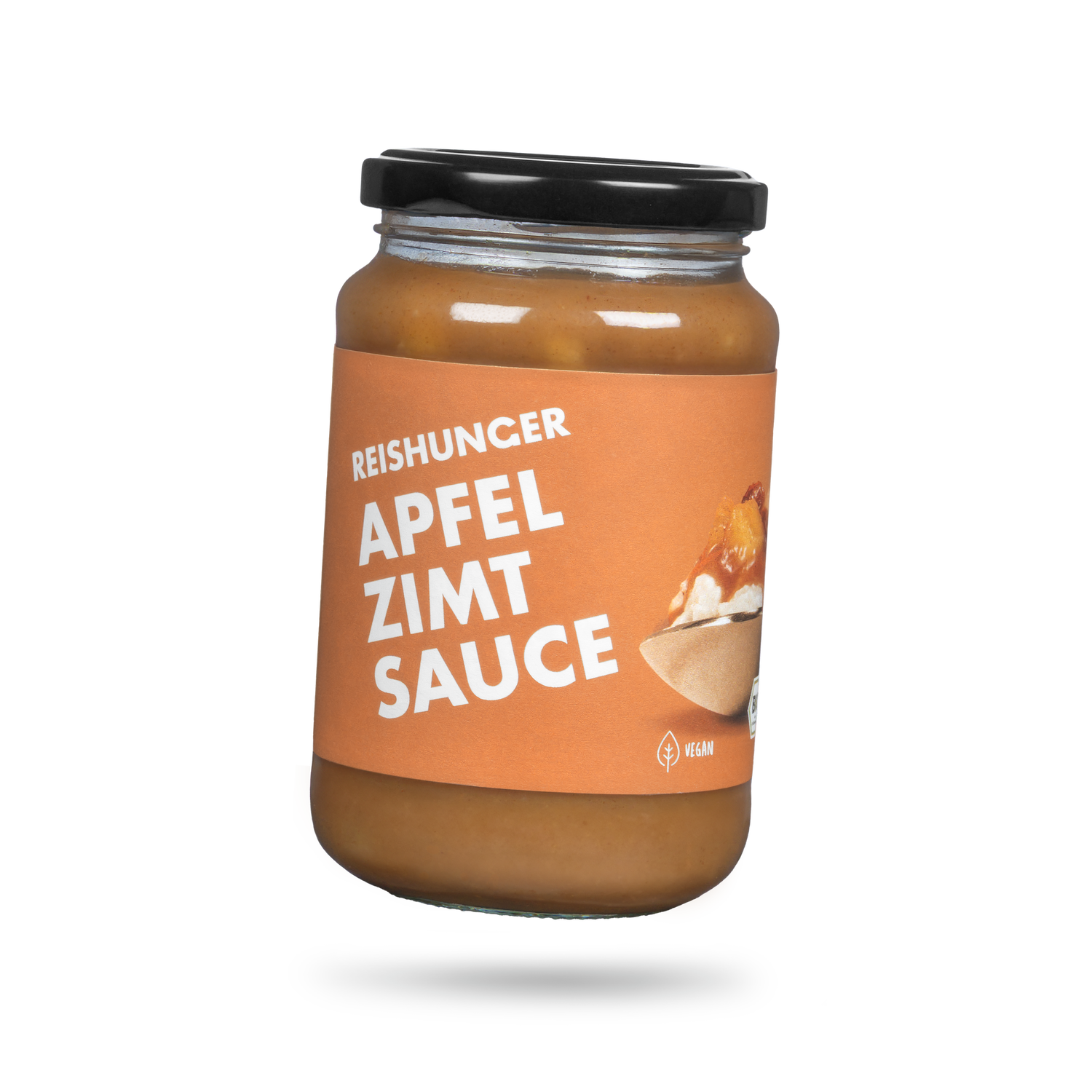 Bio Apfel Zimt Sauce (330ml) | Süße Sauce mit Apfelstücken & Zimt