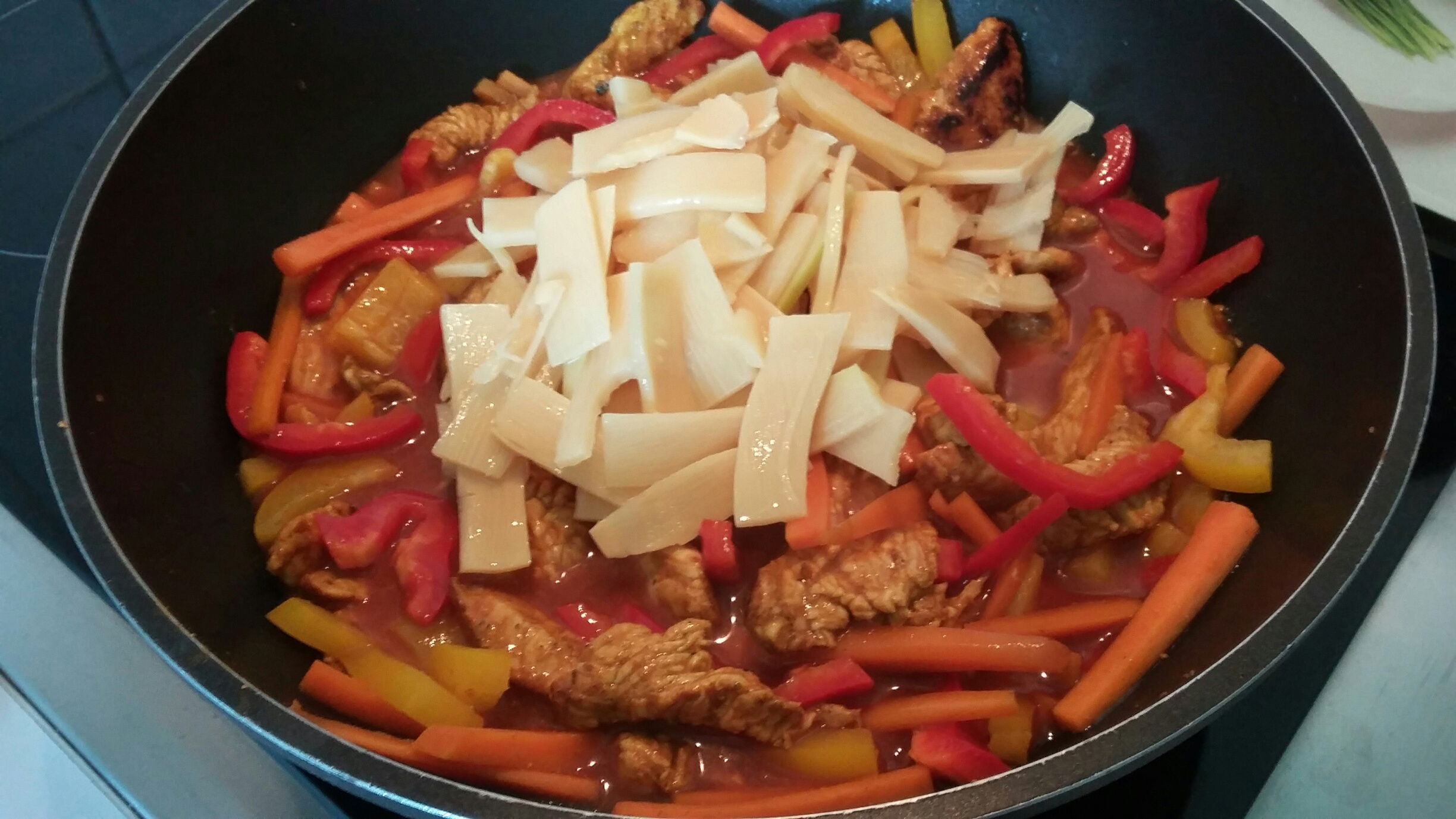 Basmati Reis mit Süß-Sauer Soße