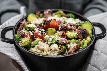 Salsiccia Rosenkohl Risotto