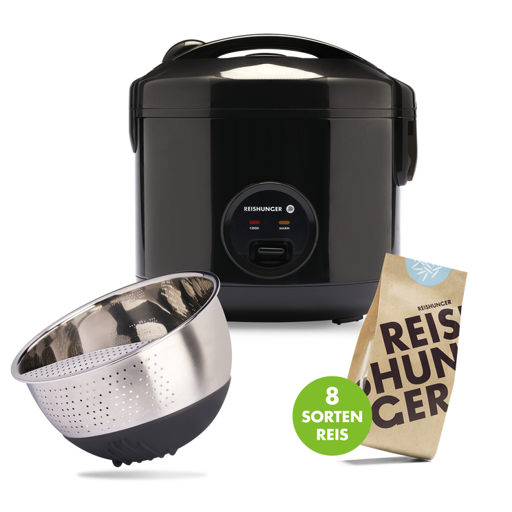 Reishunger Digitaler Reiskocher & Dampfgarer für 99,99€ +gratis 8x 200g Reishunger Digitaler Reiskocher & Dampfgarer für 99,99€ +gratis 8x 200g