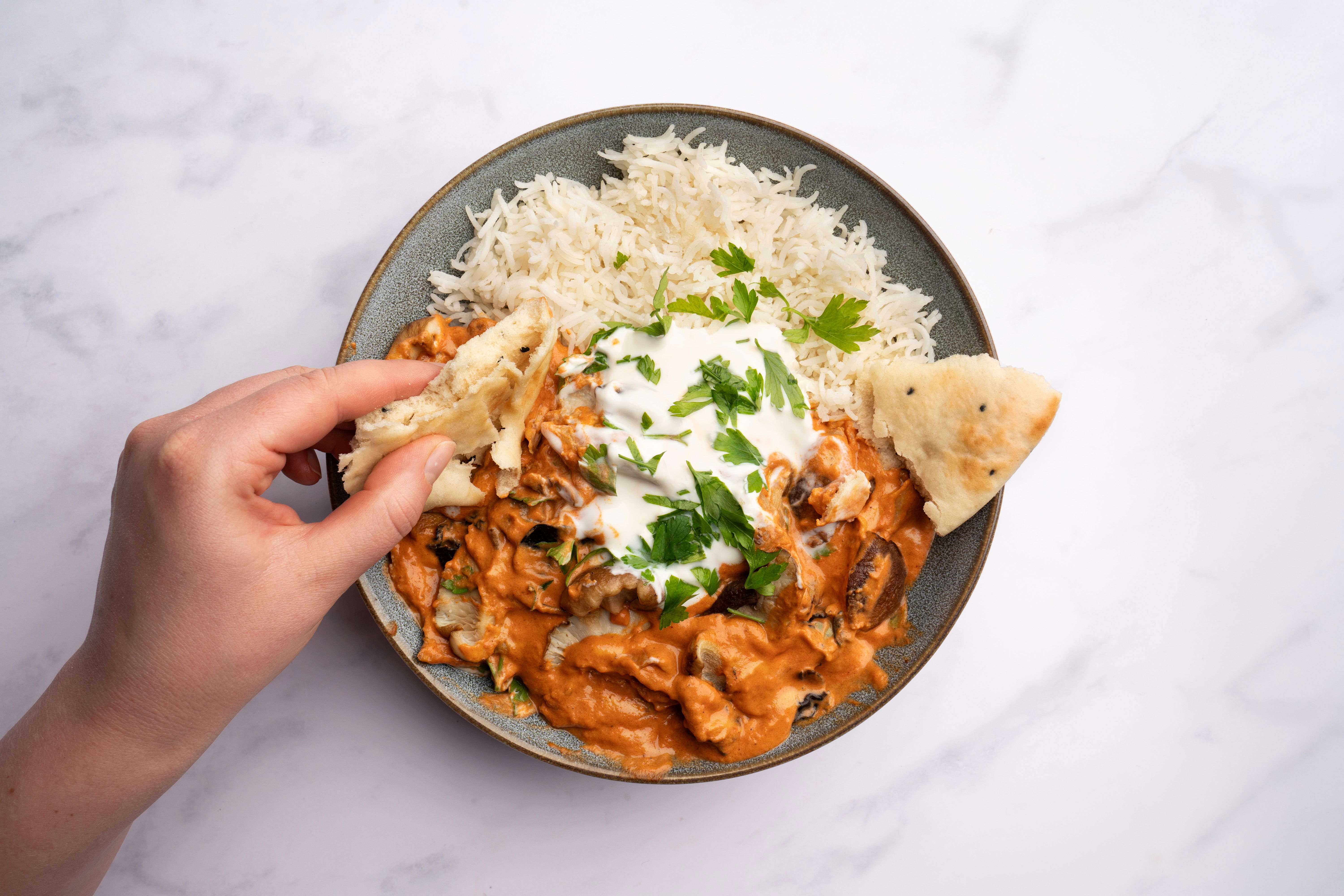 Butter Pilz Curry | Rezept | REISHUNGER