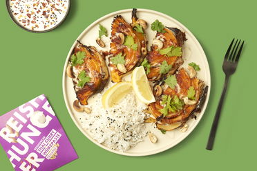 Curry Kohl aus dem Ofen