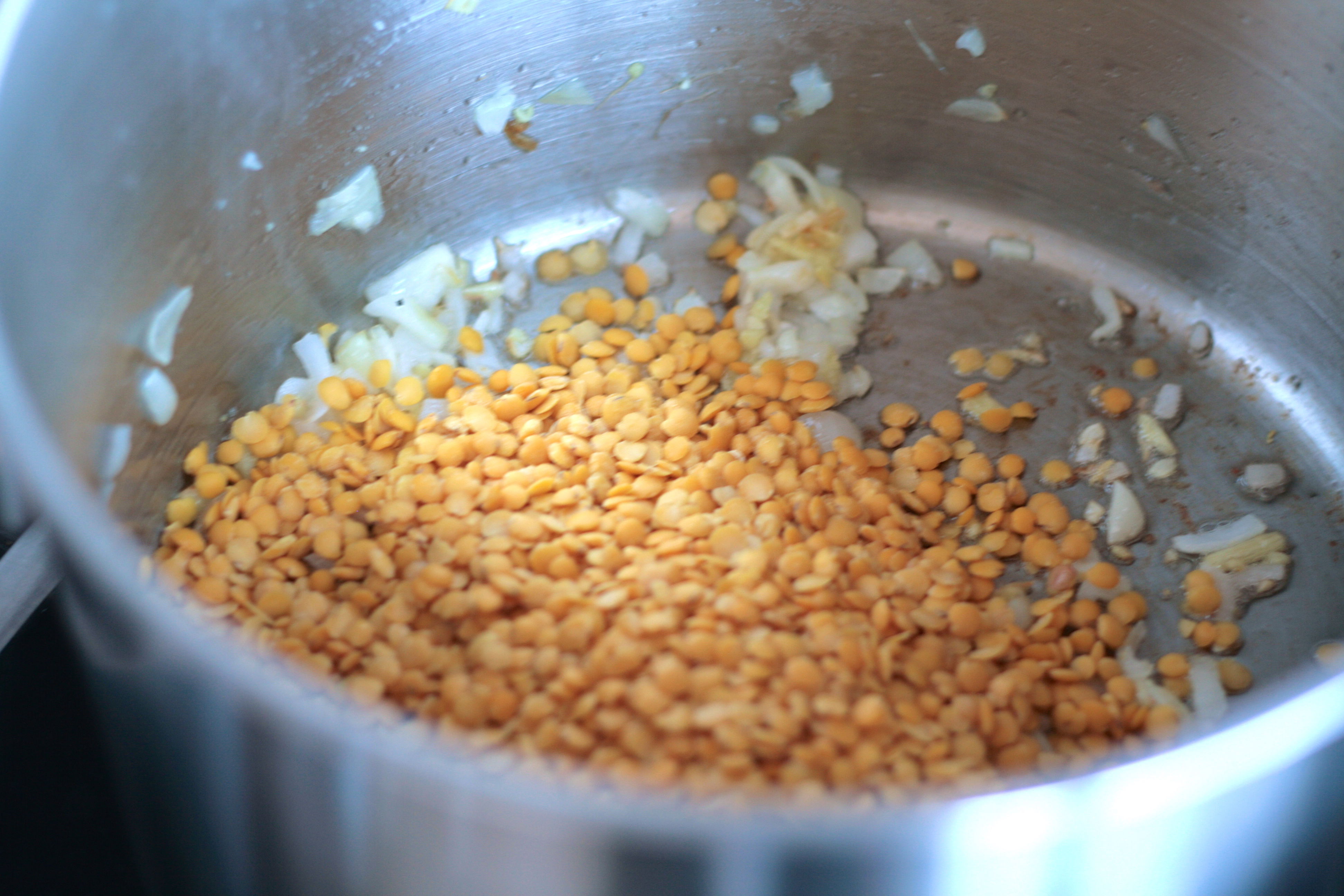 Dal Curry mit gelben Linsen