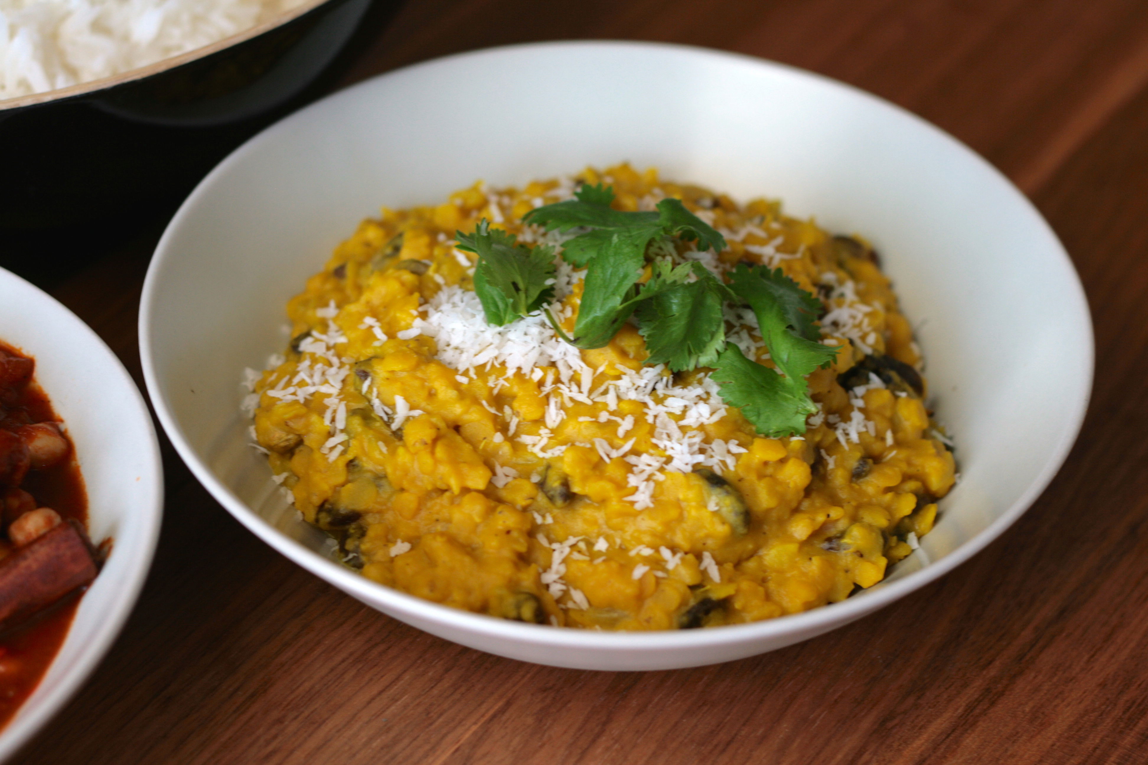 Dal Curry mit gelben Linsen