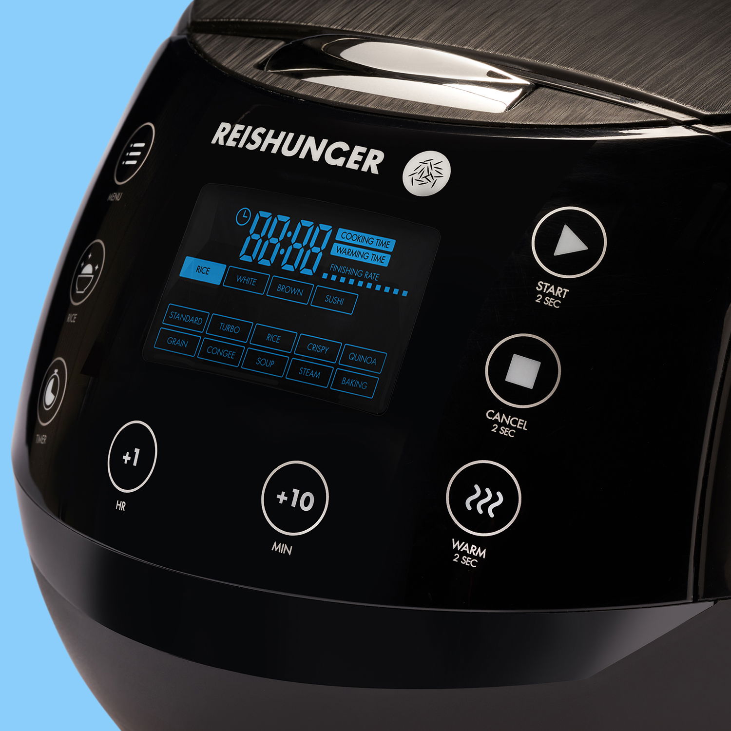 Tristar Digitaler Reiskocher RK-6238 Mit Low-Carb-Funktion – 0,6 L, 8 Programme, Einfache Reinigung, Für Kleine Haushalte