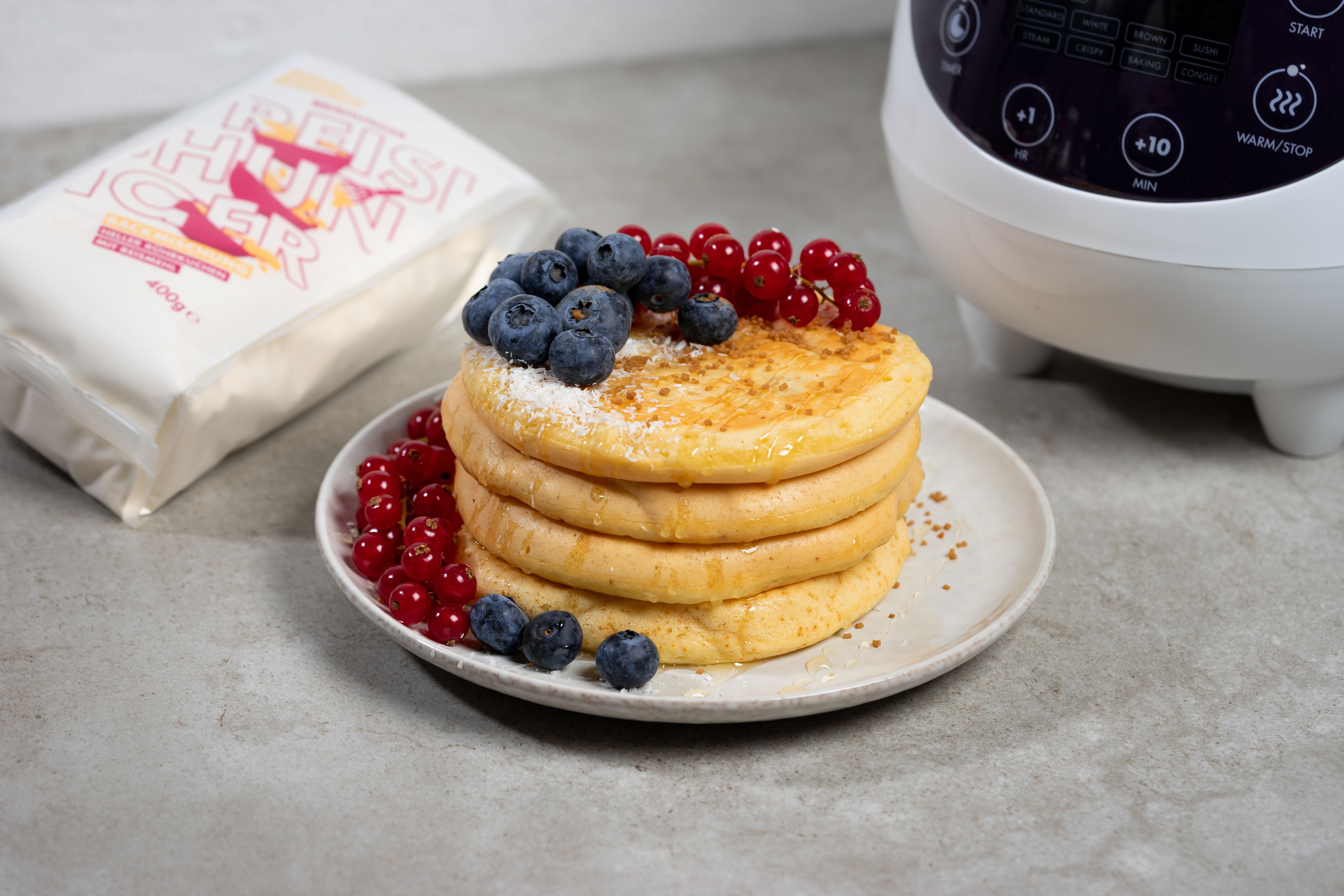 Fluffige Pancakes aus dem Digitalen Mini Reiskocher