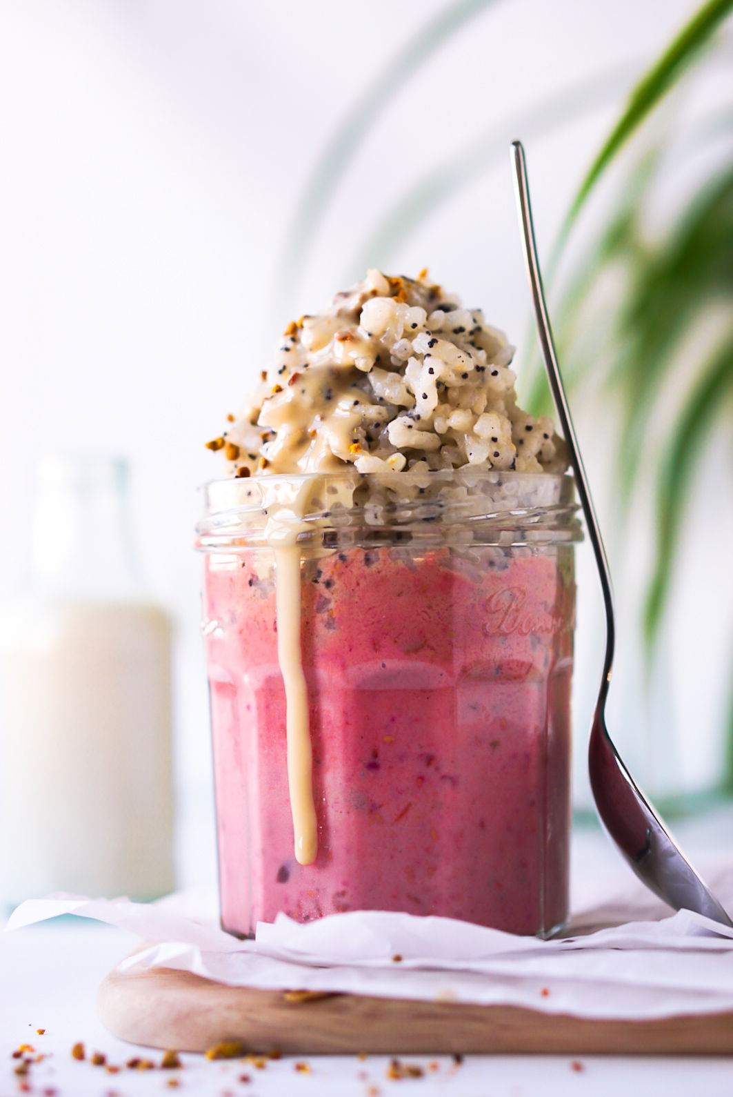 Fruchtiger Smoothie-Milchreis