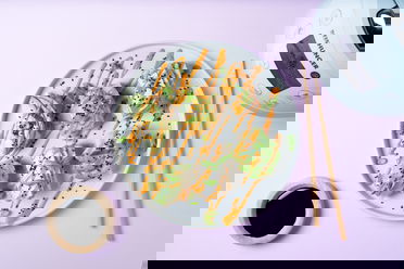 Gebackene Sushi Bites