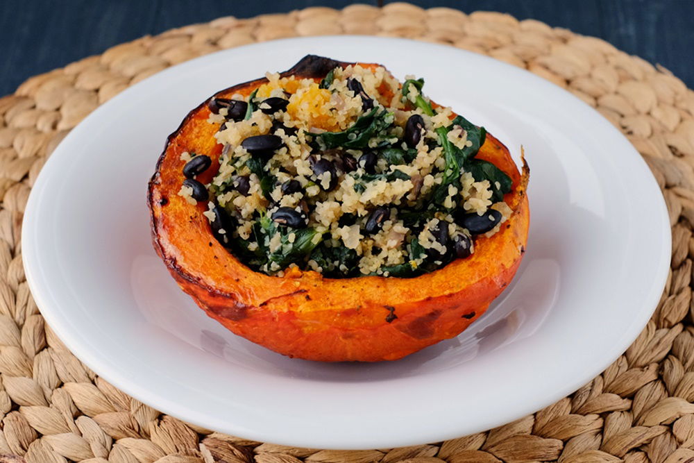 Gefüllter Kürbis Gefüllter Kürbis