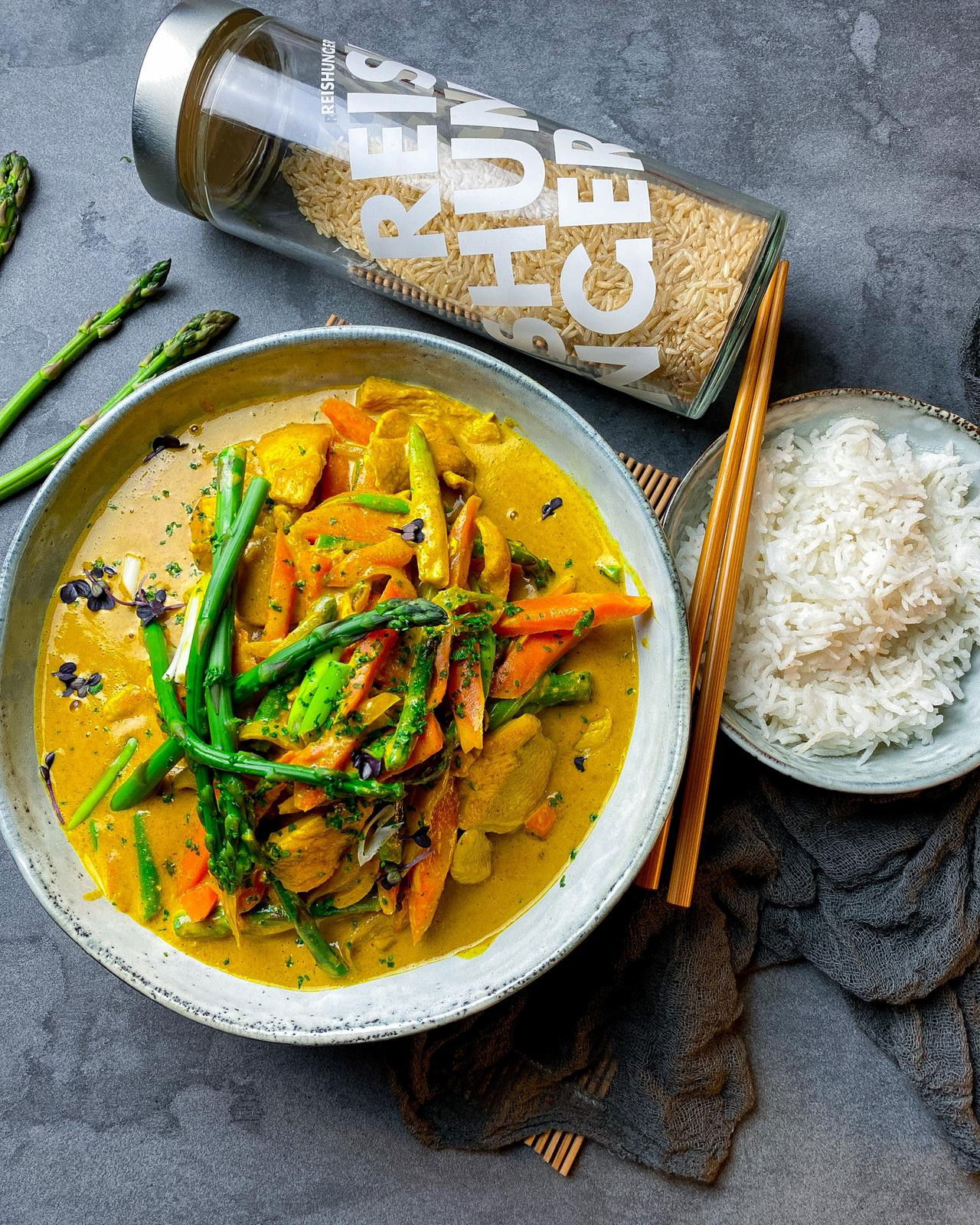 Original Thai Curry Rezepte rot bis grün REISHUNGER