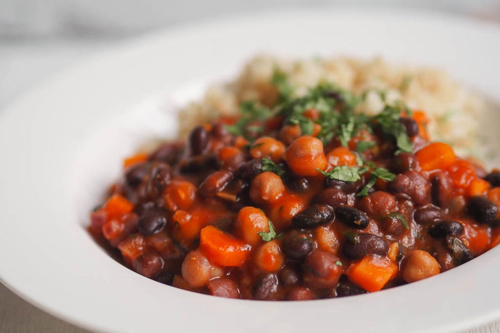 Gesunder Hülsenfrüchte-Eintopf