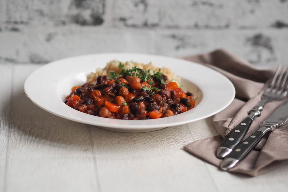 Gesunder Hülsenfrüchte-Eintopf