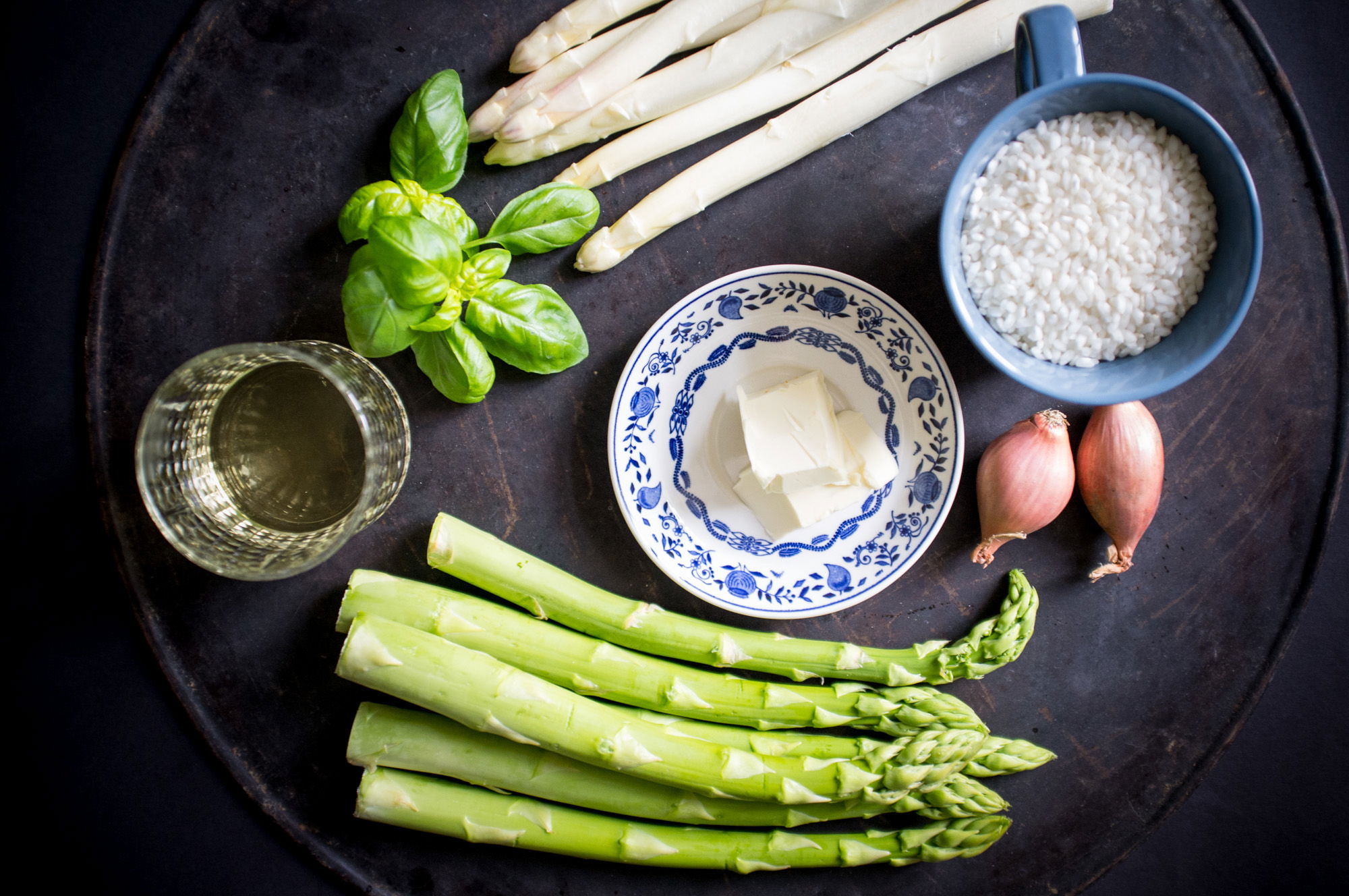 Grün – Weißes Spargelrisotto