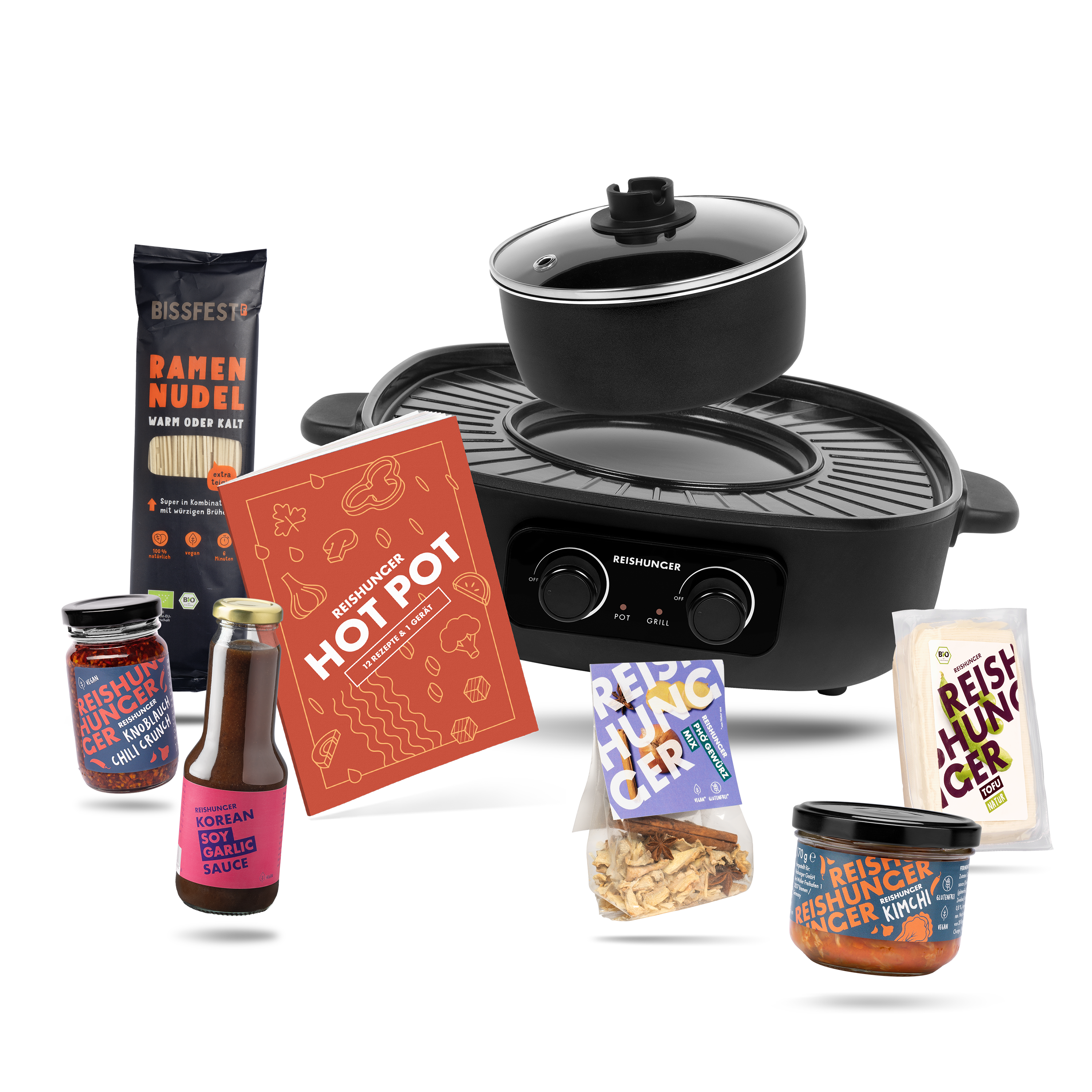 Hot Pot Starter Set kaufen | inkl. Rezepte & Zutaten | Reishunger