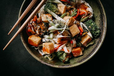 Veganes Pad Thai mit Tofu