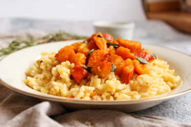 Schnelles Kürbisrisotto
