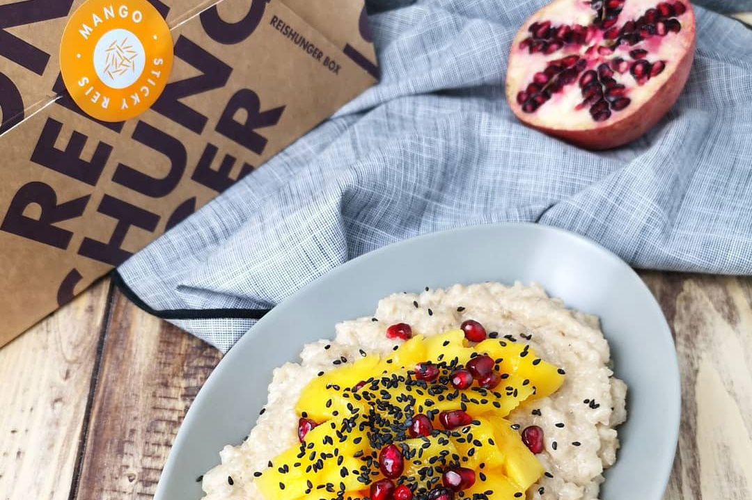 Mango-Granatapfel Sticky Reis Mango-Granatapfel Sticky Reis