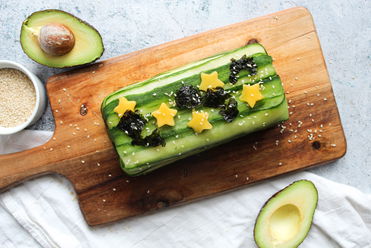 Vegetarische Sushi Torte