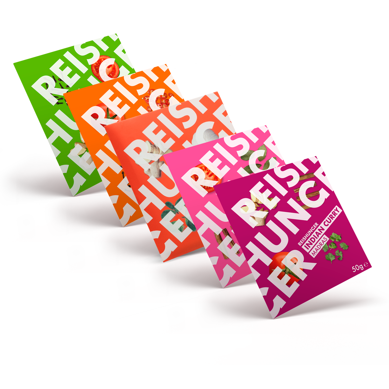 Indische Currypasten (5er Set) | Mild bis scharf | Nach indischem Rezept