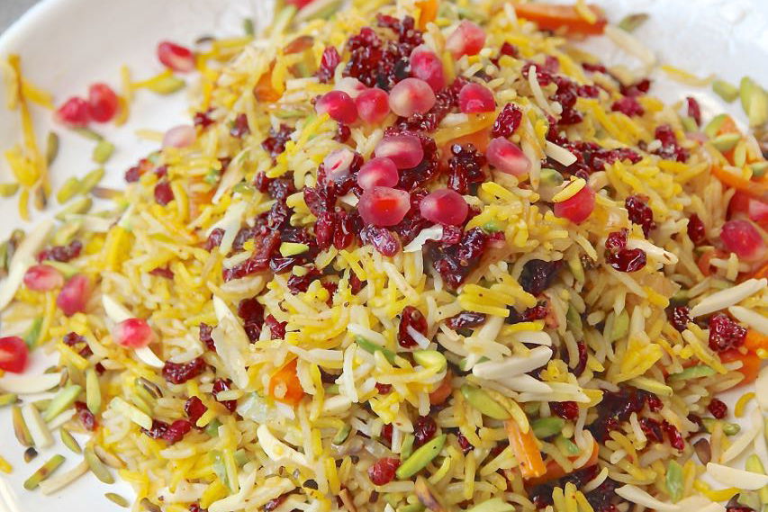 Javaher Polo Javaher Polo mit Basmati Reis und Safran