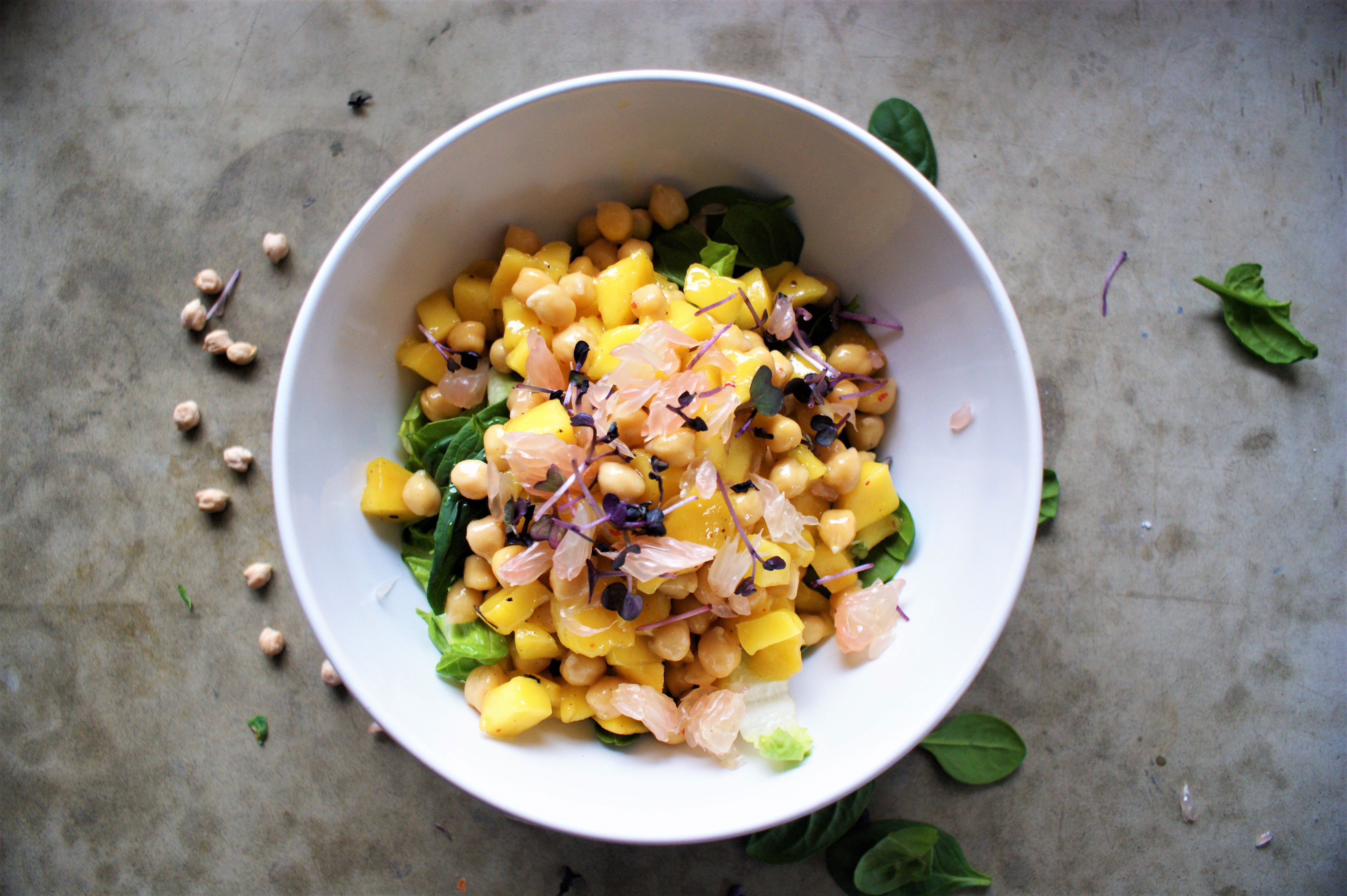 Kichererbsen-Mango-Salat