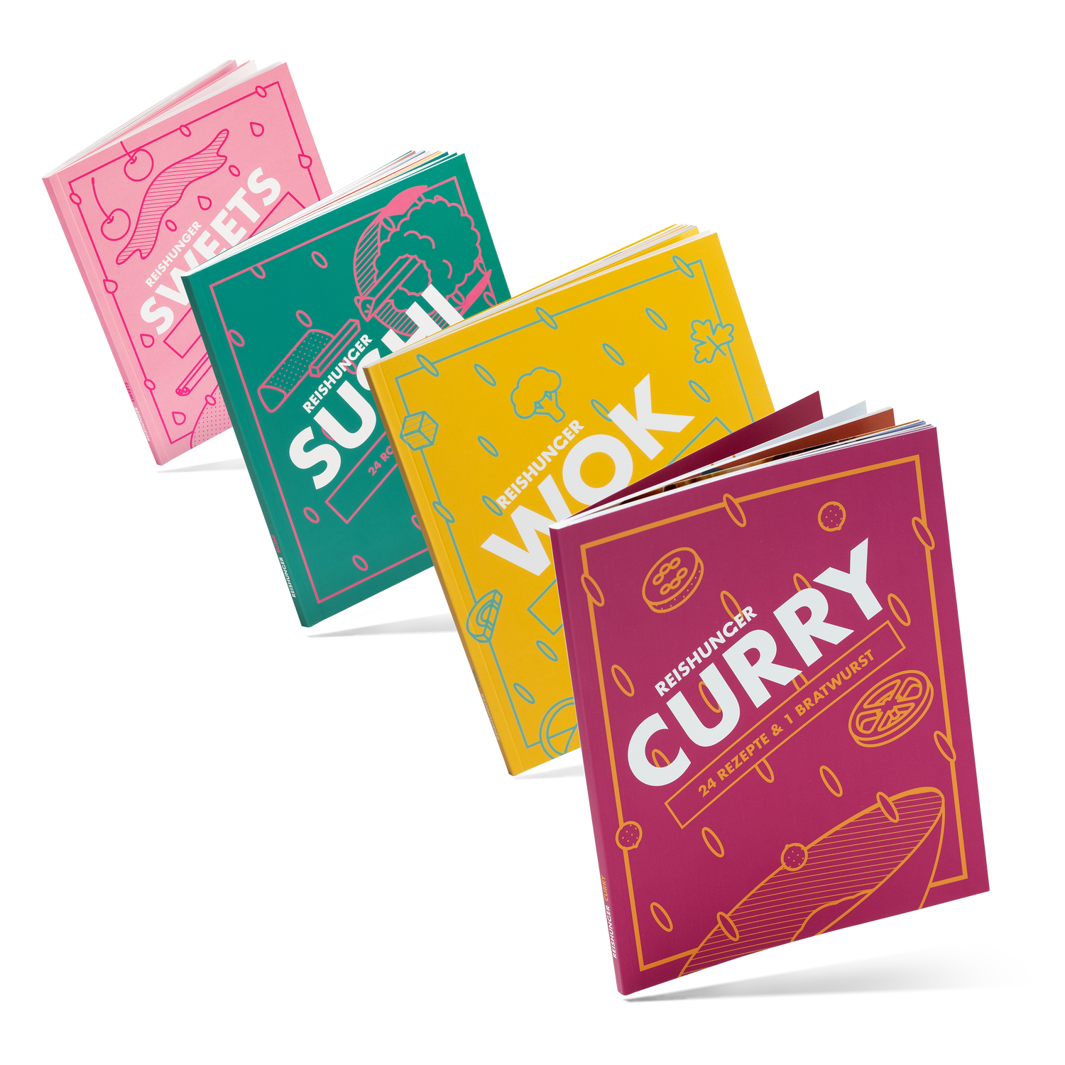 Reishunger Kochbuch (4er Set)