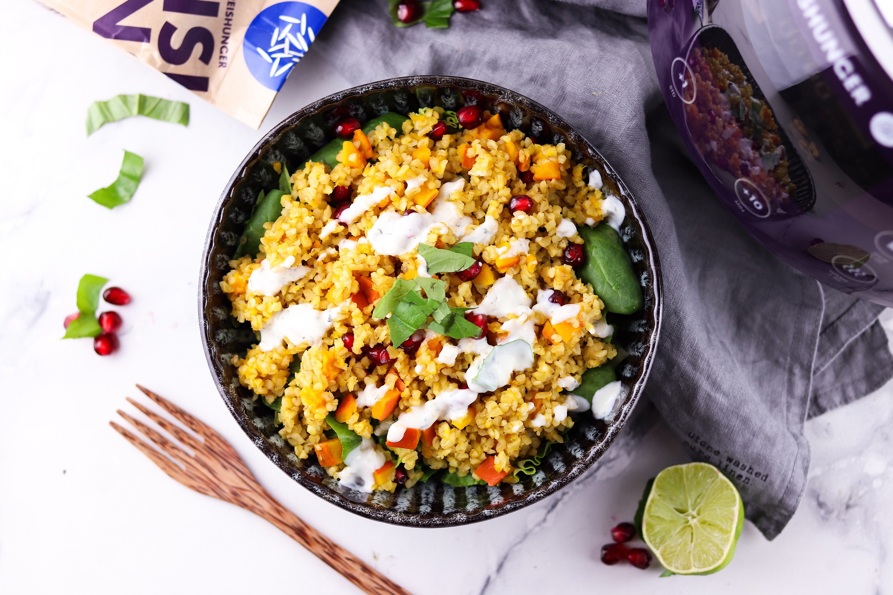 Kürbis-Bulgur-Risotto