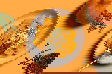 Cremige Kürbis Feta Pasta