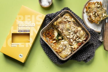 Grüne Bärlauch-Pesto Lasagne
