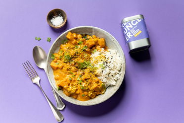 Gelbes Curry mit Süßkartoffel