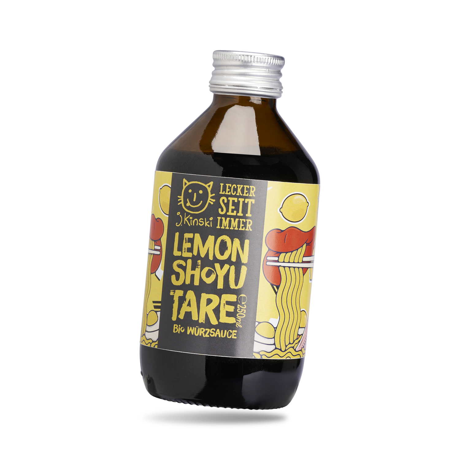 J.Kinski Bio Lemon Shoyu Tare (250 ml) | Fruchtig-frische Würzsauce für Ramen Suppe | Vegan
