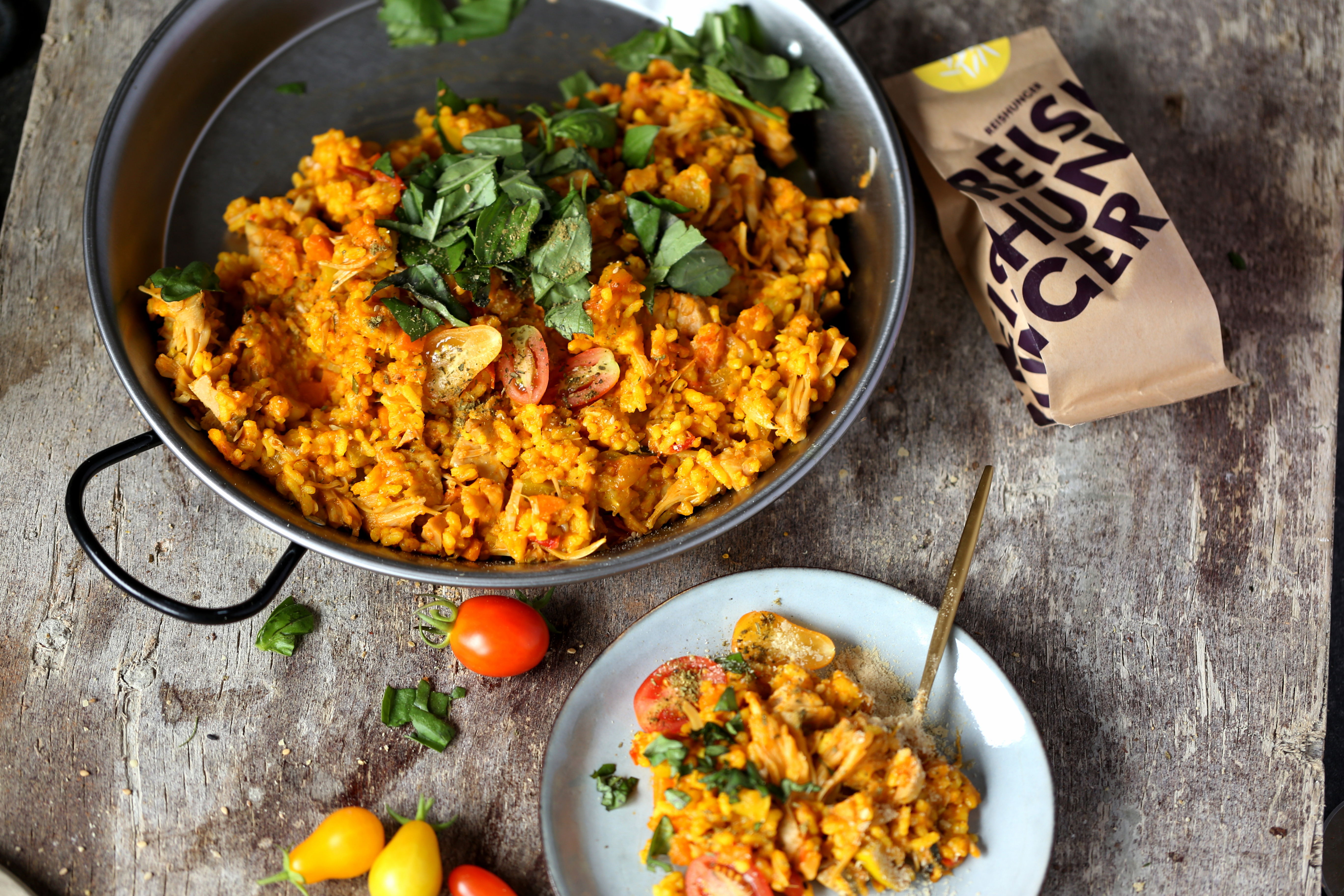 Paella Box kaufen Spanische Zutaten REISHUNGER