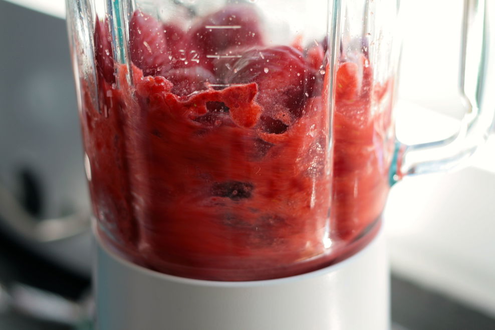 Milchreis mit Erdbeeren