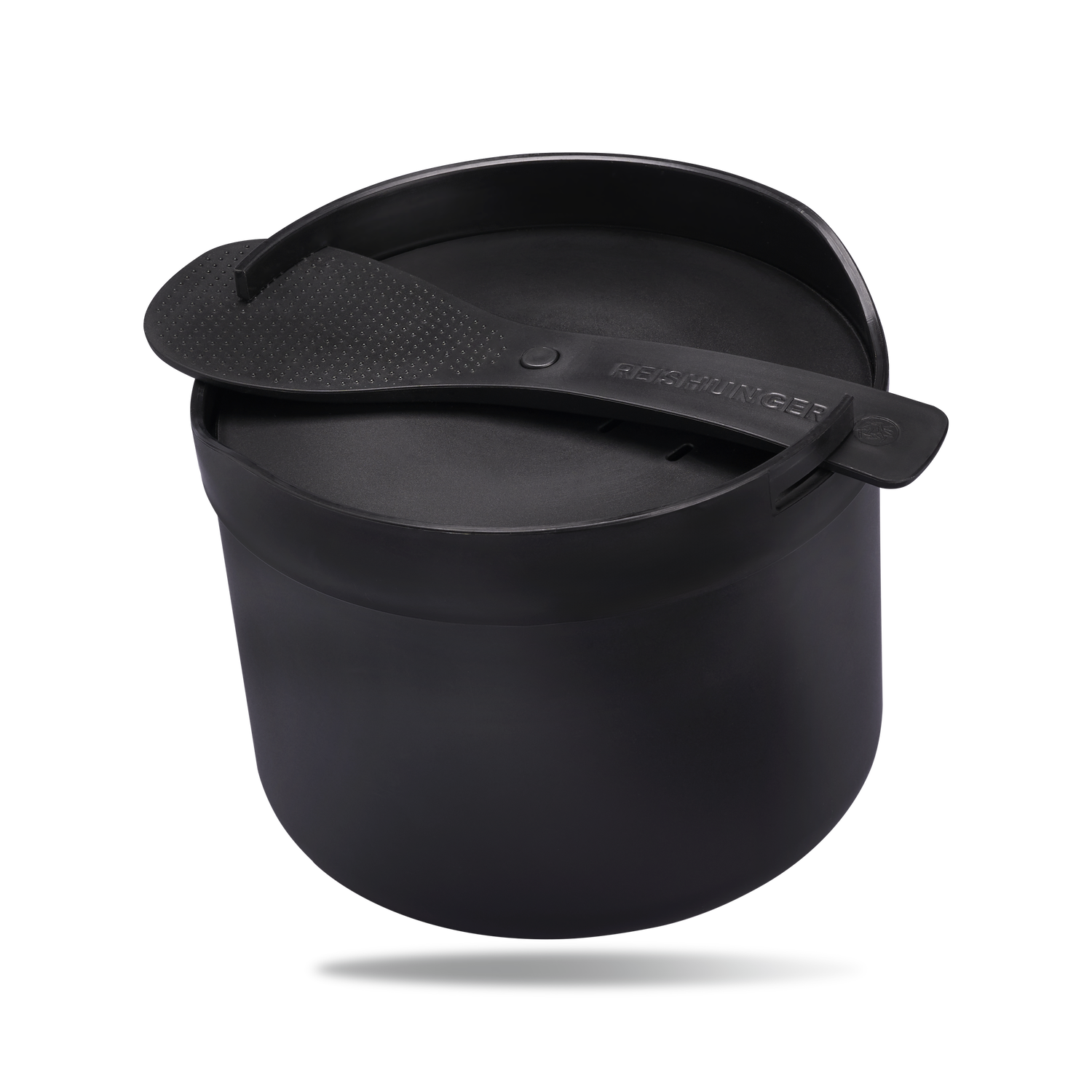 Reishunger Mikrowellen Reiskocher (1,7 l) | Schwarz | Reis in der Mikrowelle zubereiten | Perfekter Reis in 12 Minuten