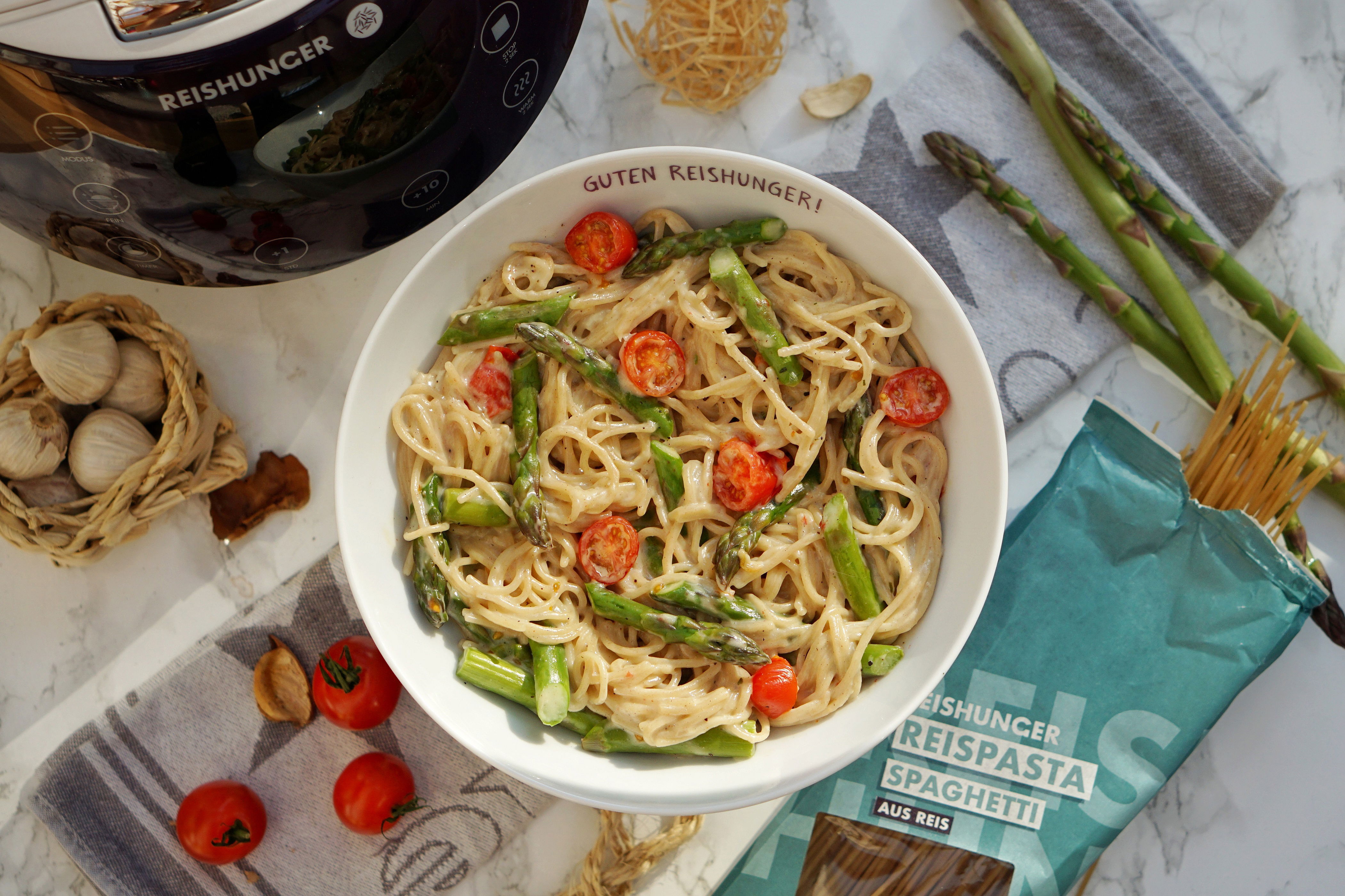 Spaghetti met Groene Asperges | Recept | Reishunger