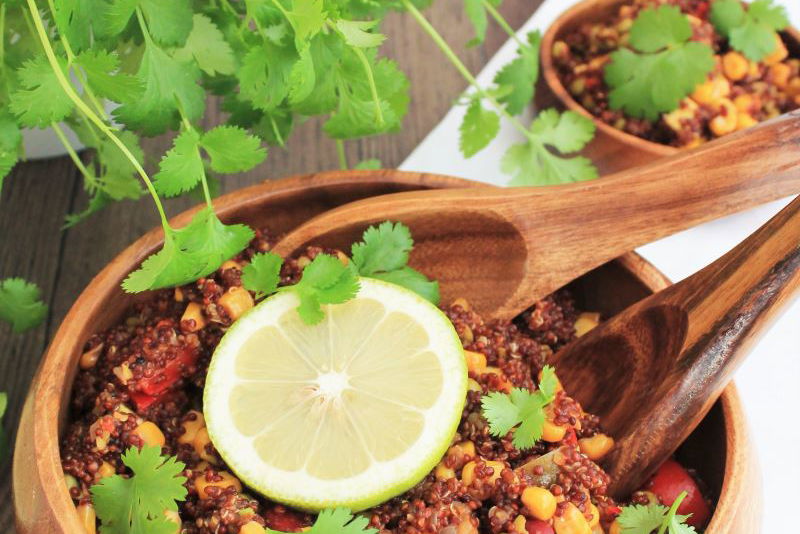 One Pot Vegan Quinoa Bowl