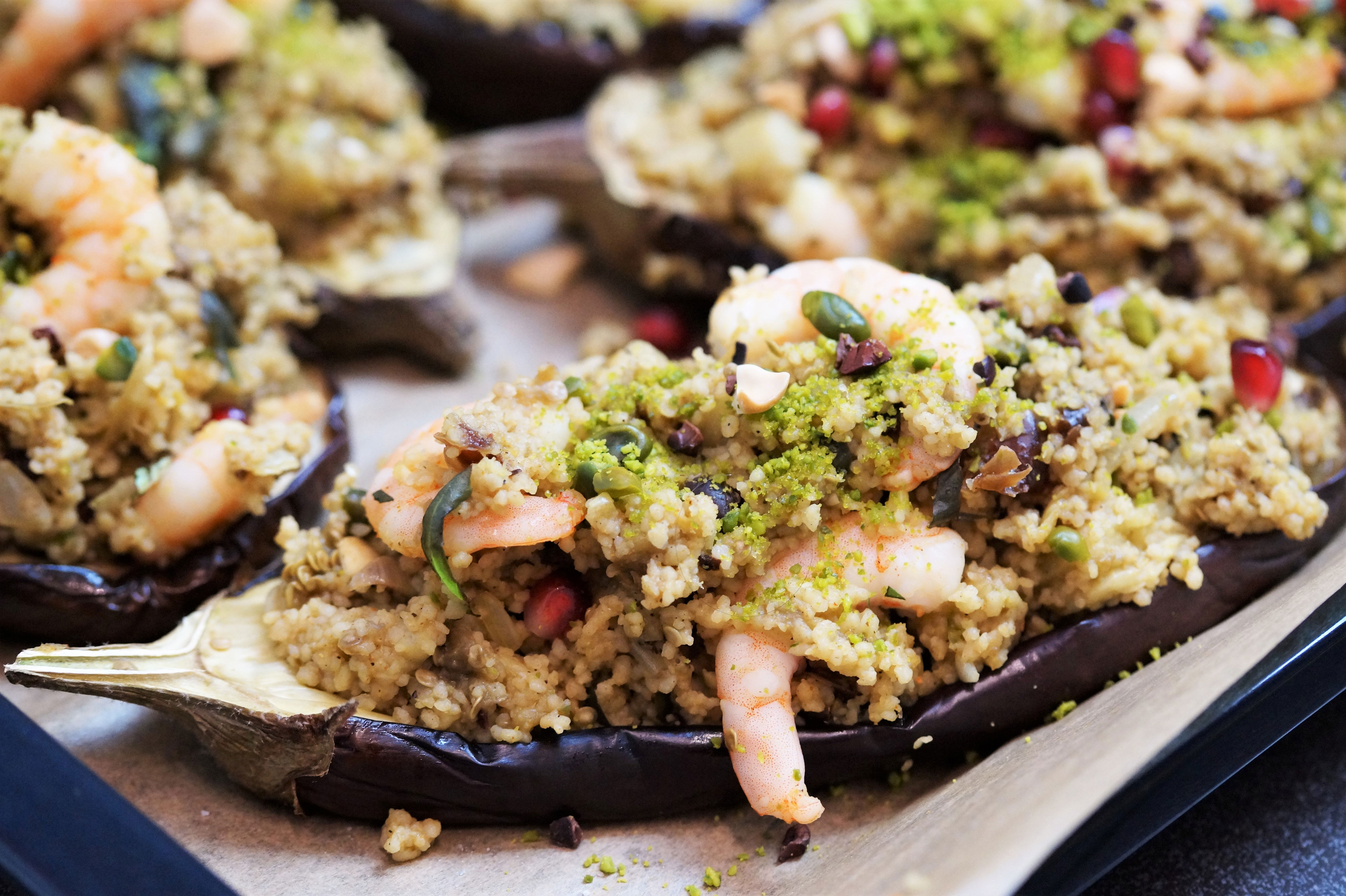 Gefüllte Auberginen| REISHUNGER Gefüllte Auberginen| REISHUNGER