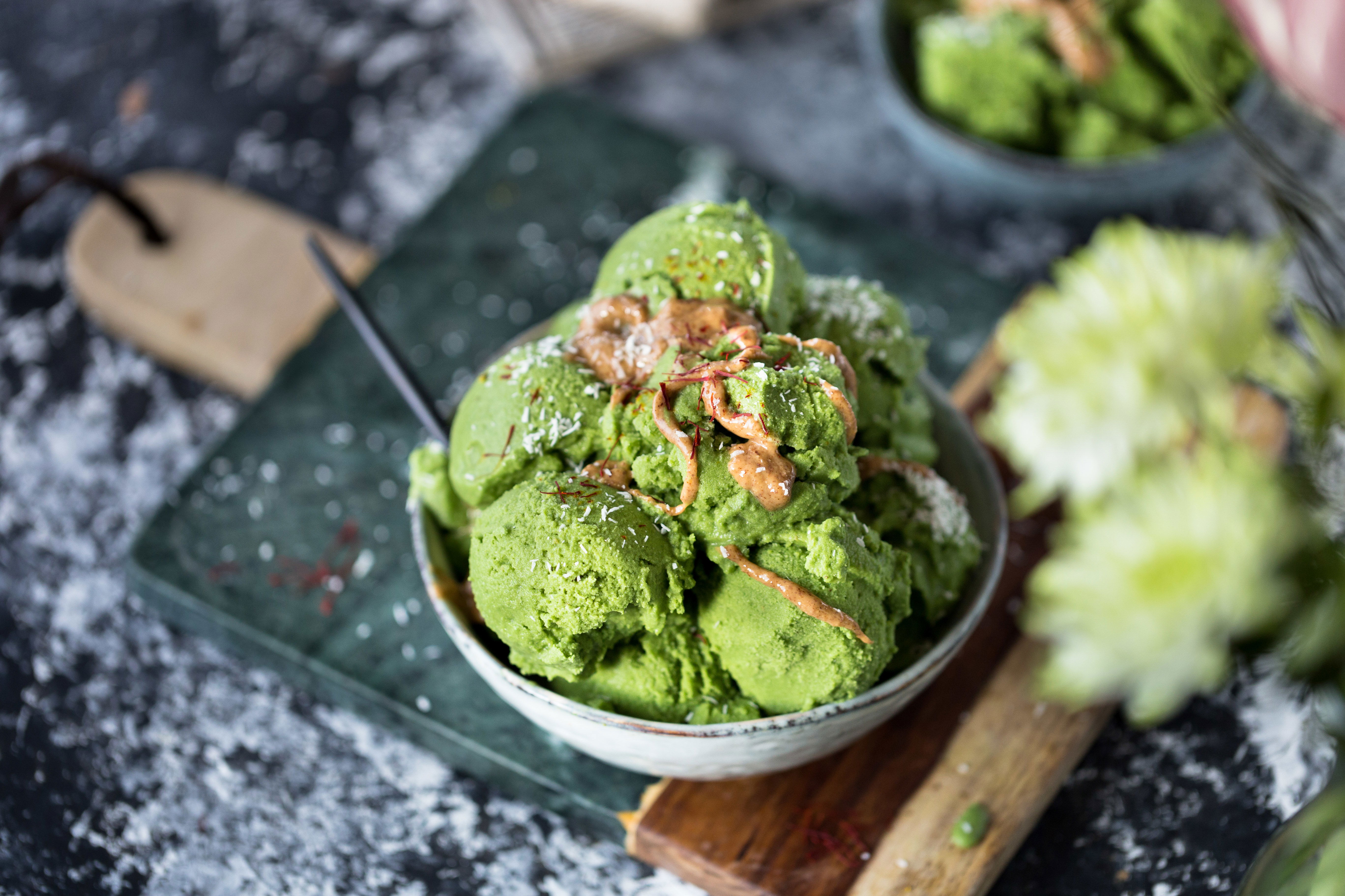 Persisches Safran-Pistazien-Eis