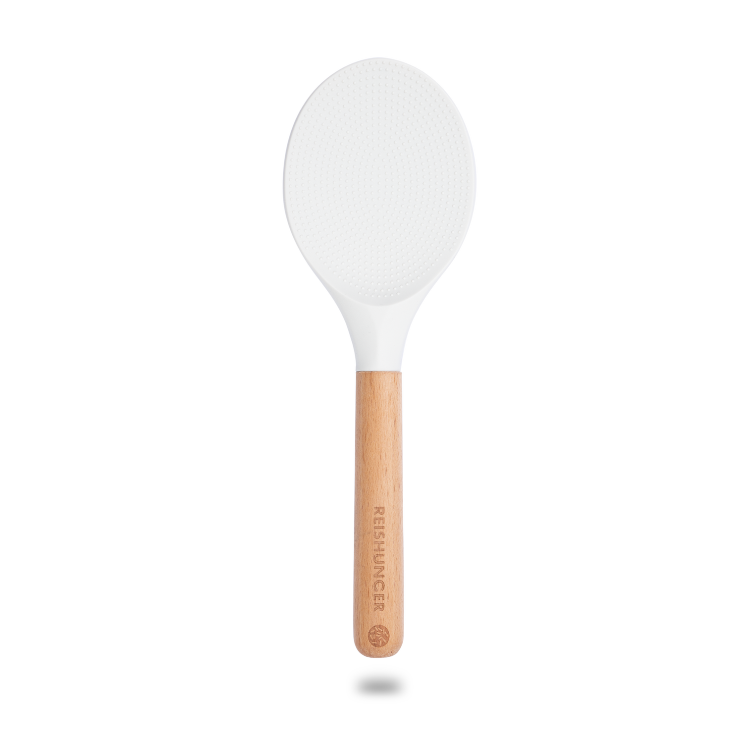 Reishunger Silikonlöffel (Weiß) | Hitzebeständiger Reislöffel aus Silikon | Perfekt zum Rühren, Portionieren & Servieren