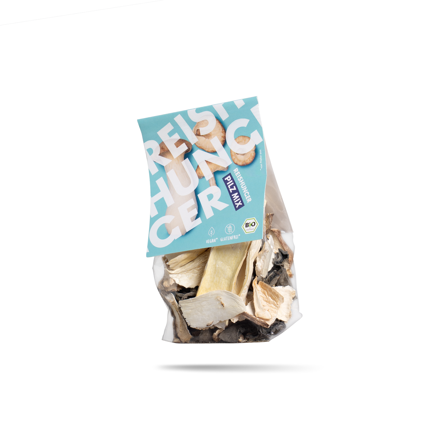 Asiatischer Bio Pilz Mix (6 x 30 g) | Würzig-aromatische Trockenpilze | Perfekt für Brühen, Suppen & Wok-Gerichte