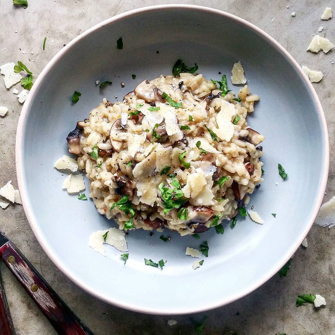 Einfaches Pilz Risotto | REISHUNGER