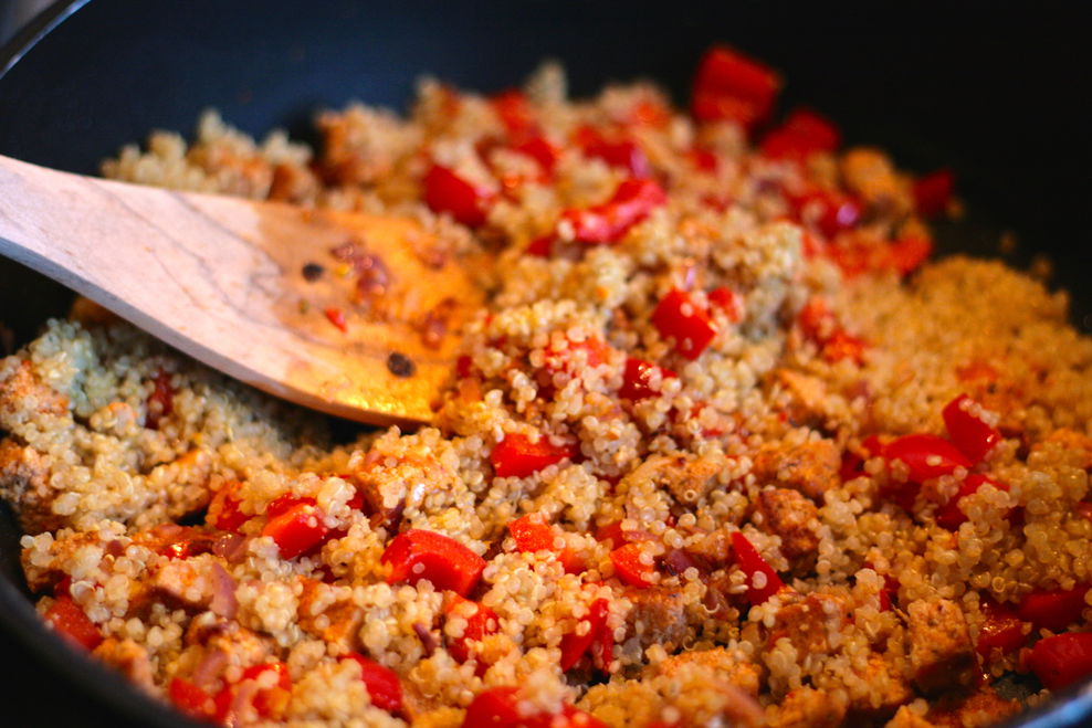 Pitataschen mit würziger Quinoa-Füllung
