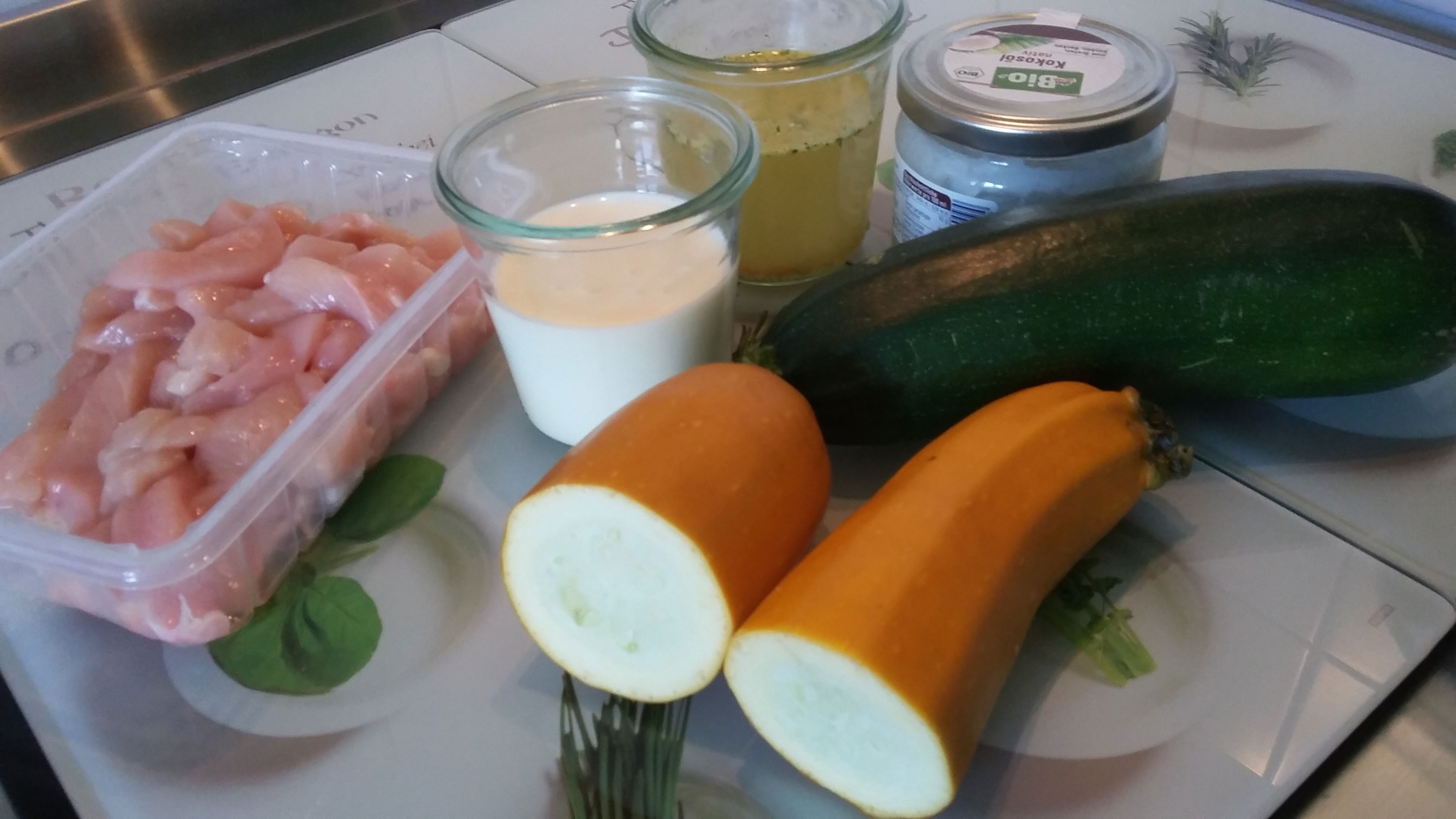 Puten - Zucchini - Curry Puten - Zucchini - Curry