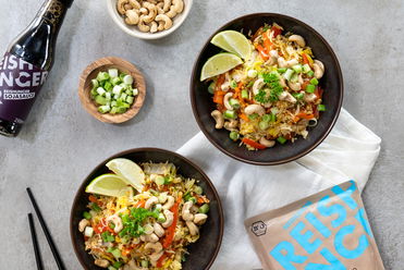 Bratreis mit gedämpftem Reis (Quick Fried Rice)