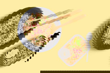 Quinoa Salat aus dem Reiskocher