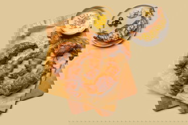 Reispapier Croissants mit Pistaziencreme aus dem Airfryer