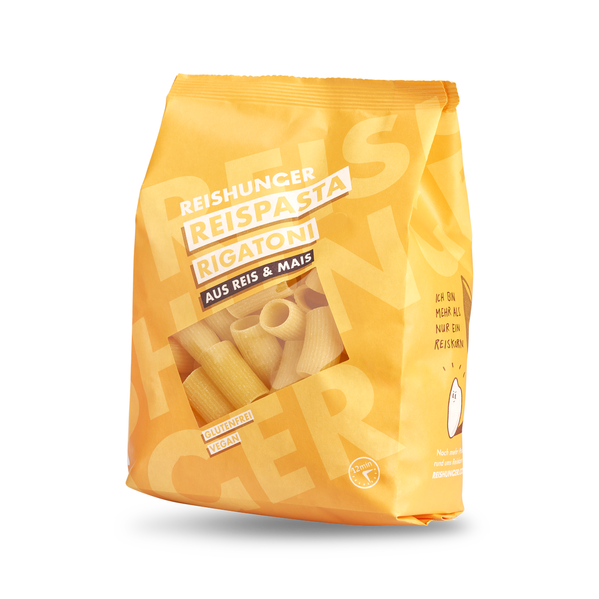 Reispasta Rigatoni aus Reis und Mais