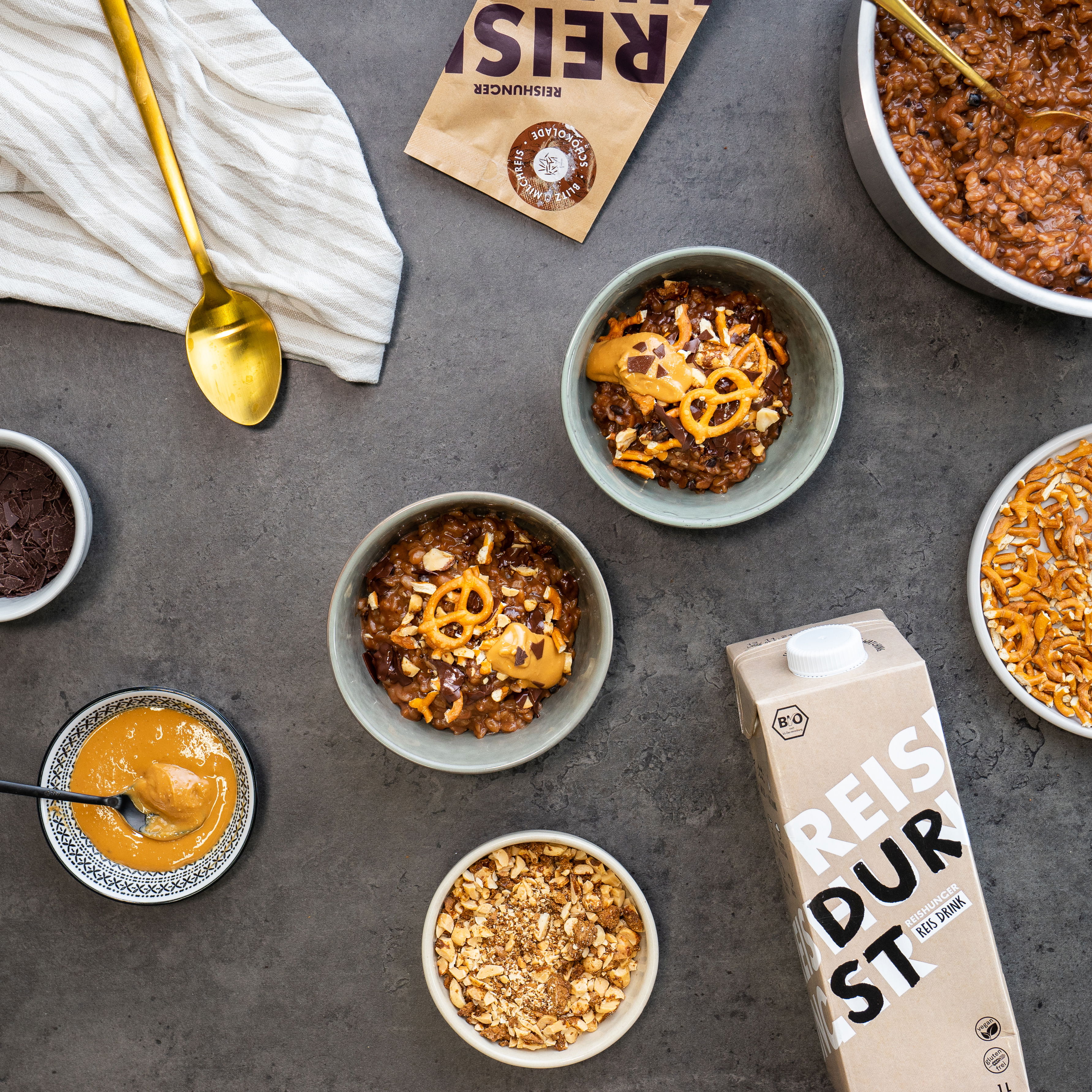 Schoko-Peanut-Blitz-Milchreis