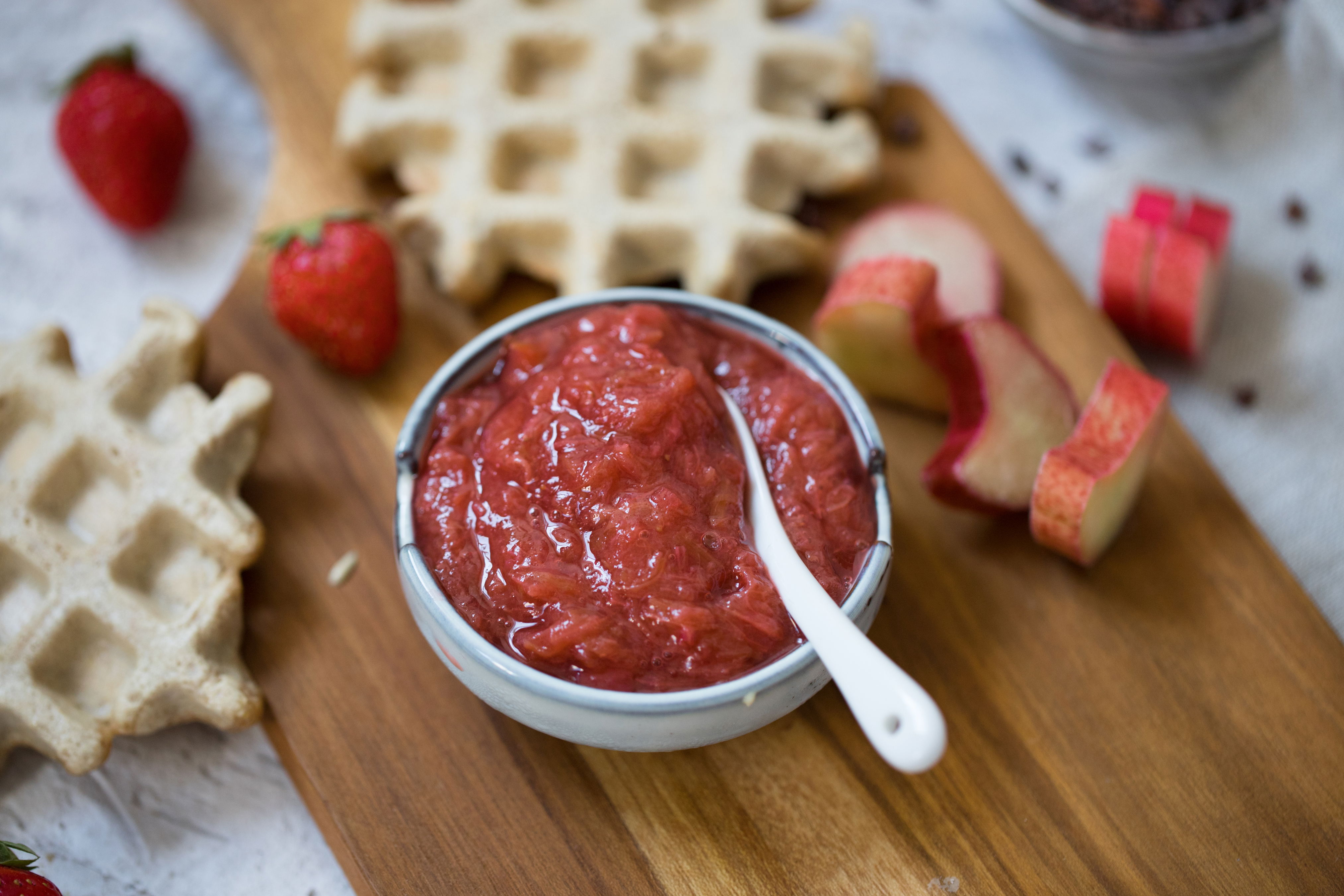 Rhabarber-Erdbeer-Kompott